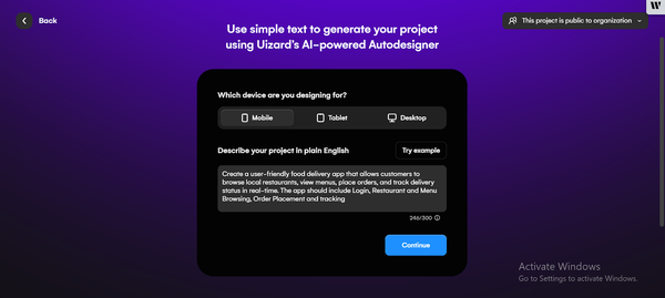 图2-1：Autodesigner提示界面