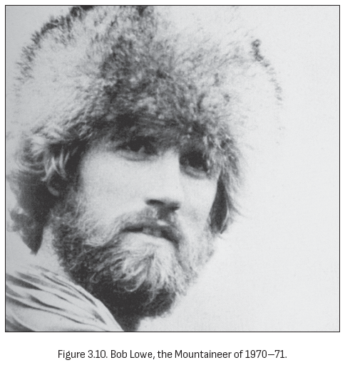 图3.10. Bob Lowe，1970-71年的山地人