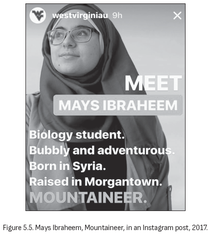 图5.5. Mays Ibraheem，山地人，Instagram帖子，2017年