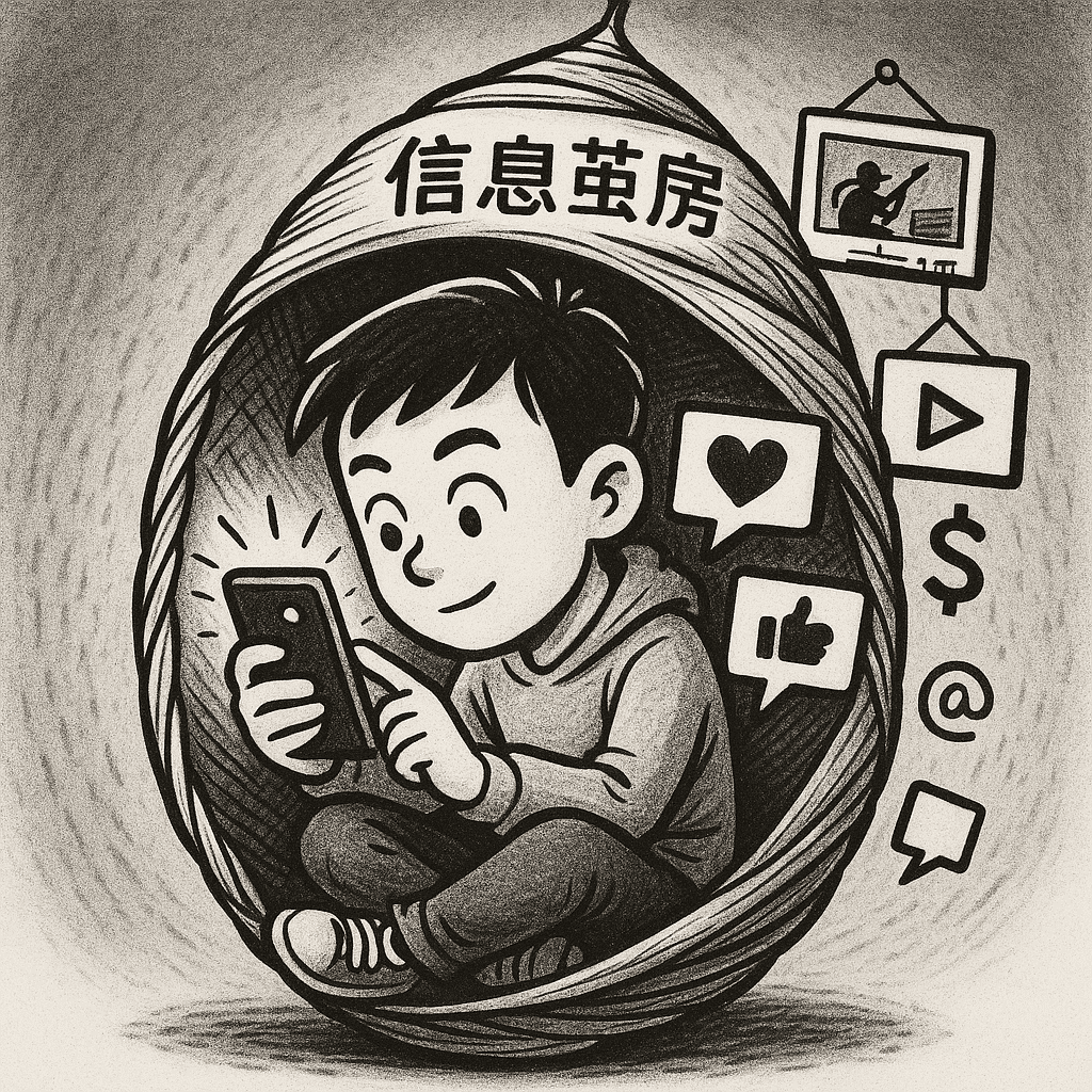 信息茧房示意图