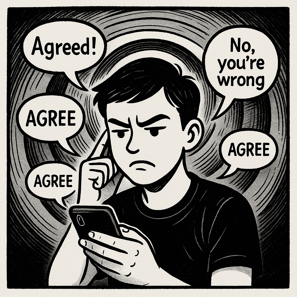 回声室效应示意图